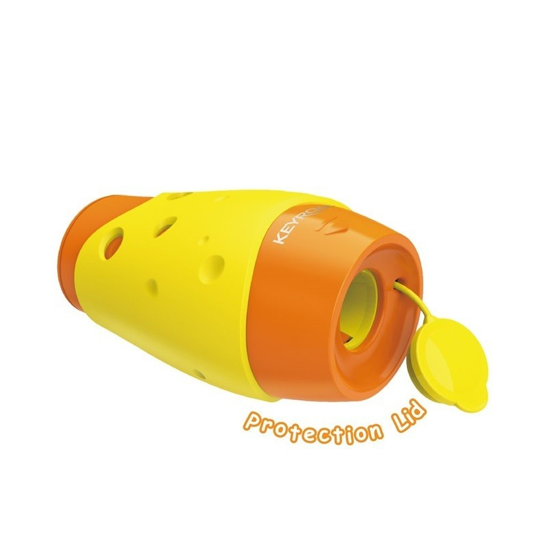 Ascutitoare dubla Keyroad Cheese KR971159, 2 orificii, plastic, cu rezervor, diverse culori [6]