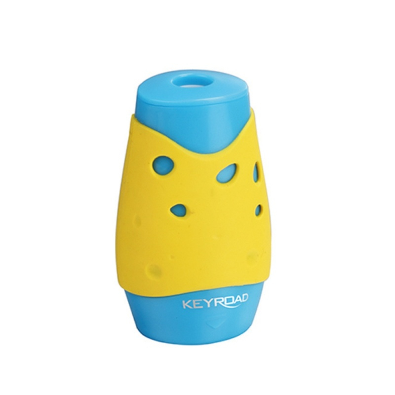 Ascutitoare dubla Keyroad Cheese KR971159, 2 orificii, plastic, cu rezervor, diverse culori [5]