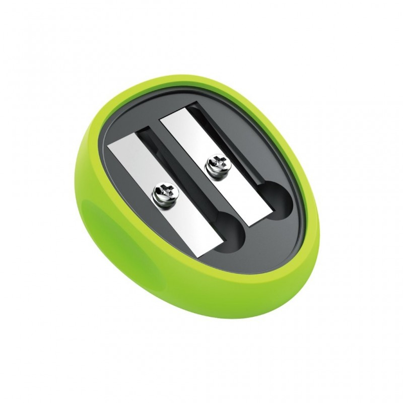 Ascutitoare dubla Keyroad Rubber KR970847 KR971835, 2 orificii, plastic, grip moale, diverse culori [3]