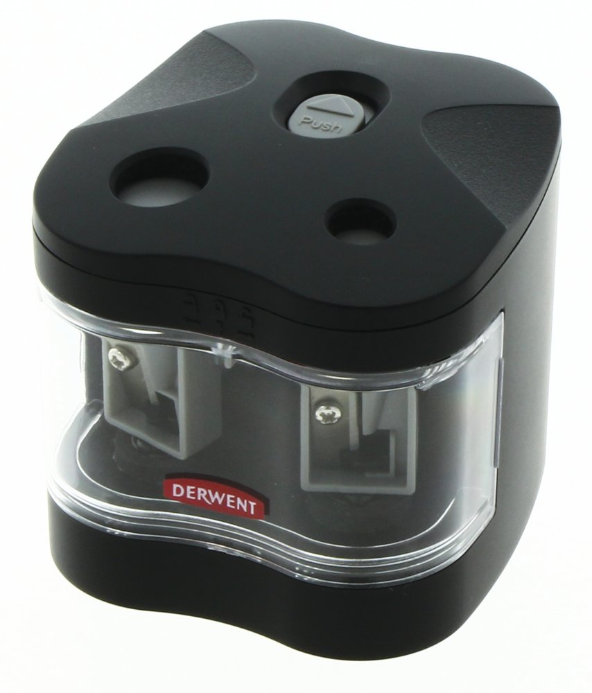 Ascutitoare electrica dubla professional neagra derwent [2]