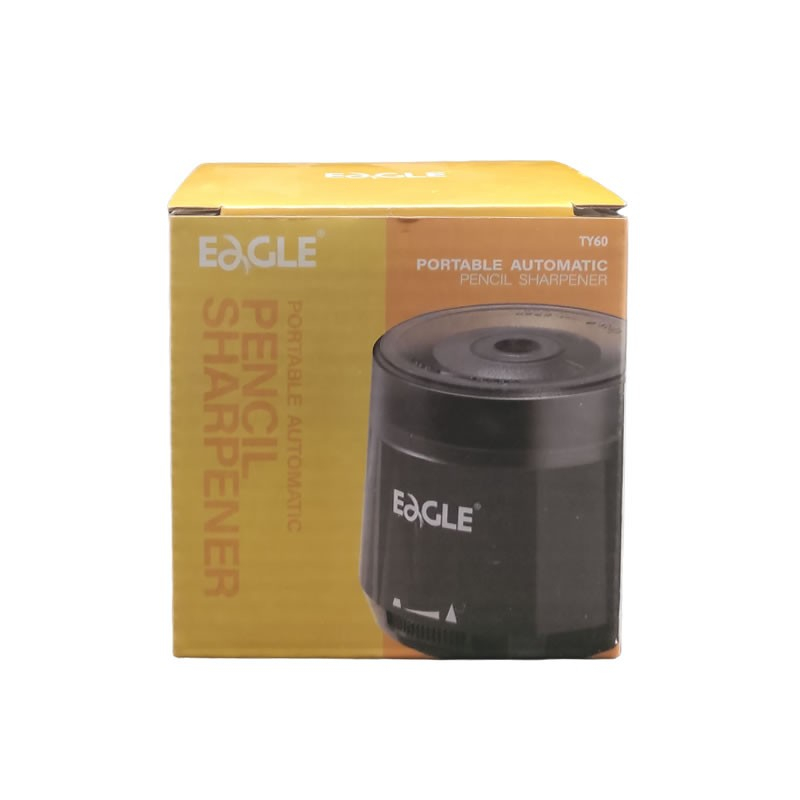 Ascutitoare electrica Eagle TY60, alimentare 2 baterii AA neincluse, 1 orificiu, 8mm, plastic, alb [2]