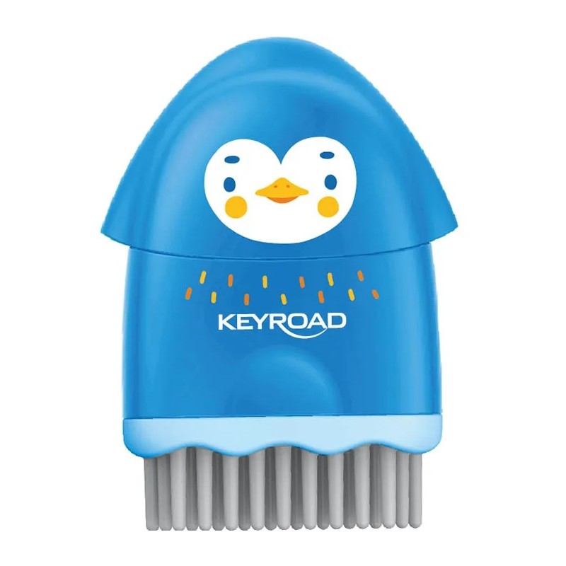Ascutitoare simpla Keyroad KR972128, 1 orificiu, plastic, cu radiera, cu rezervor, cu periuta. diverse culori [2]