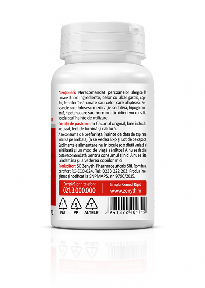 Ashwagandha ksm-66, 30 cps, aliatul omului modern in lupta contra stresului, sindromului burnout, 300 mg/cps [3]