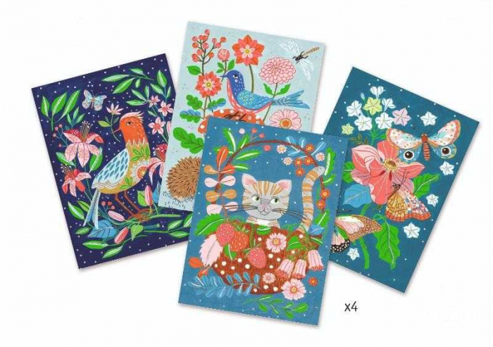 Atelier creativ de desenat si colorat, In gradina, Djeco, varsta 6 - 9, 9+ ani, Baiat, Fata [2]