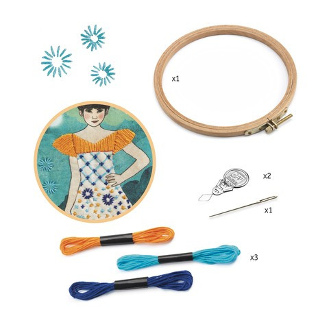 Atelier de brodat si cusut, Fashion midnight, Djeco [2]