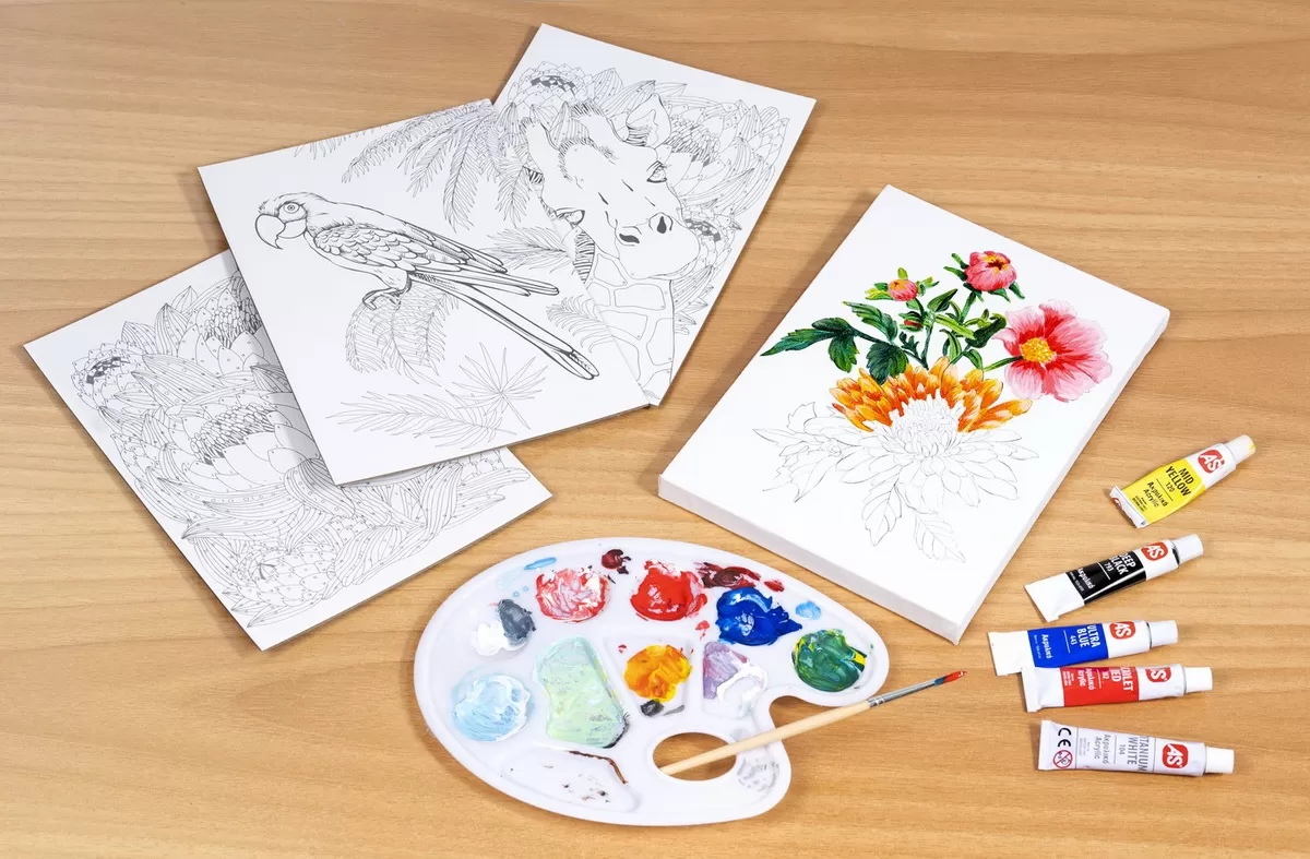 Atelier de pictura Acrylic, Natura, AS Art, 10 ani+, varsta de la 10 ani la 14 ani [2]