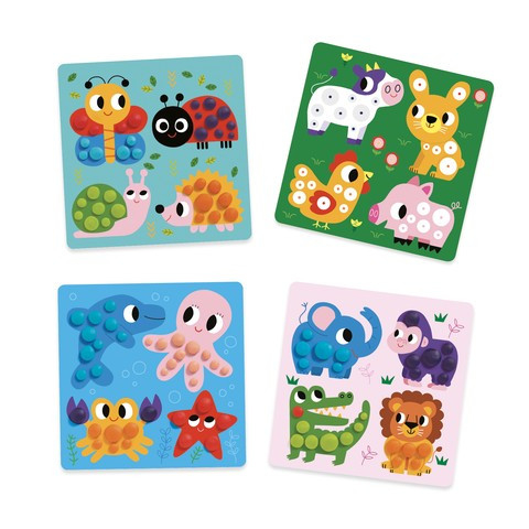 Set creativ de modelat cu plastilina, buline, Djeco, varsta 3 - 6 ani, Baiat, Fata [3]