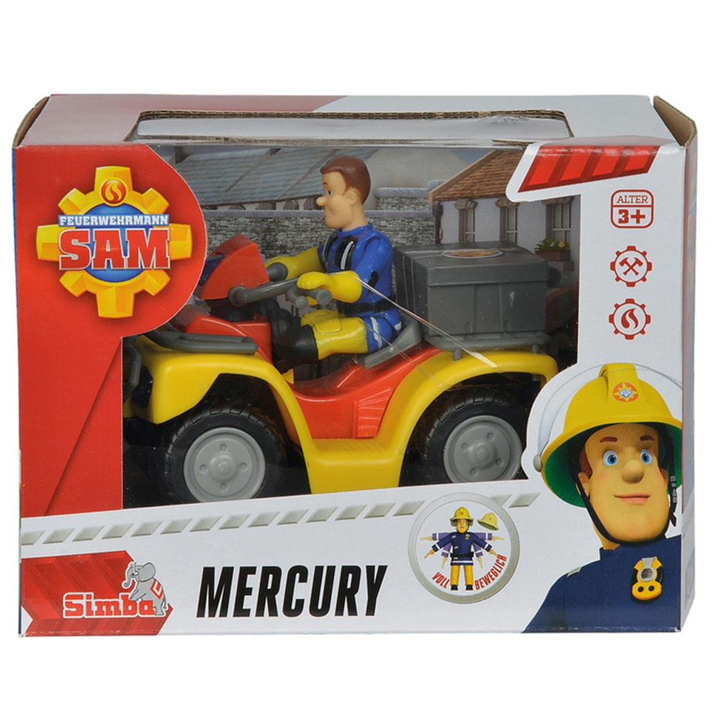 ATV Simba Fireman Sam, Sam Mercury Quad cu figurina Sam si accesorii [2]