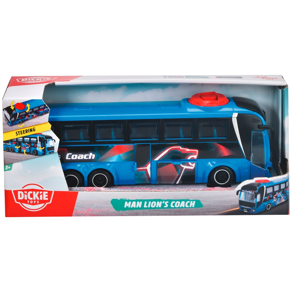 Autobuz Dickie Toys MAN Lion's Coach 26,5 cm albastru [10]