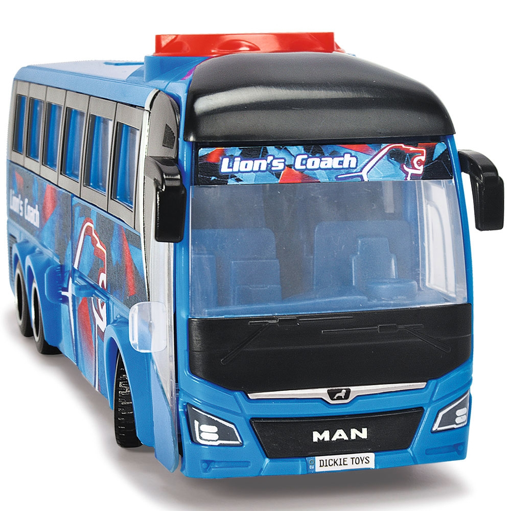 Autobuz Dickie Toys MAN Lion's Coach 26,5 cm albastru [4]