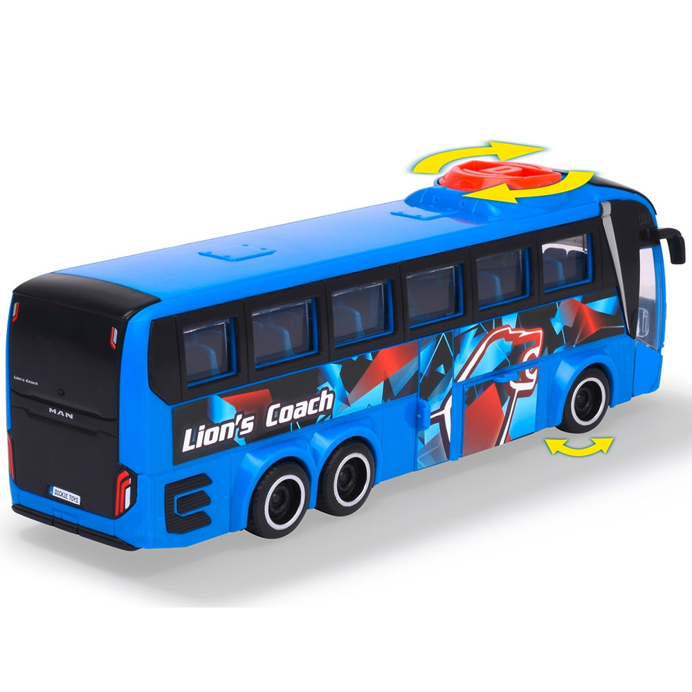 Autobuz Dickie Toys MAN Lion's Coach 26,5 cm albastru [2]