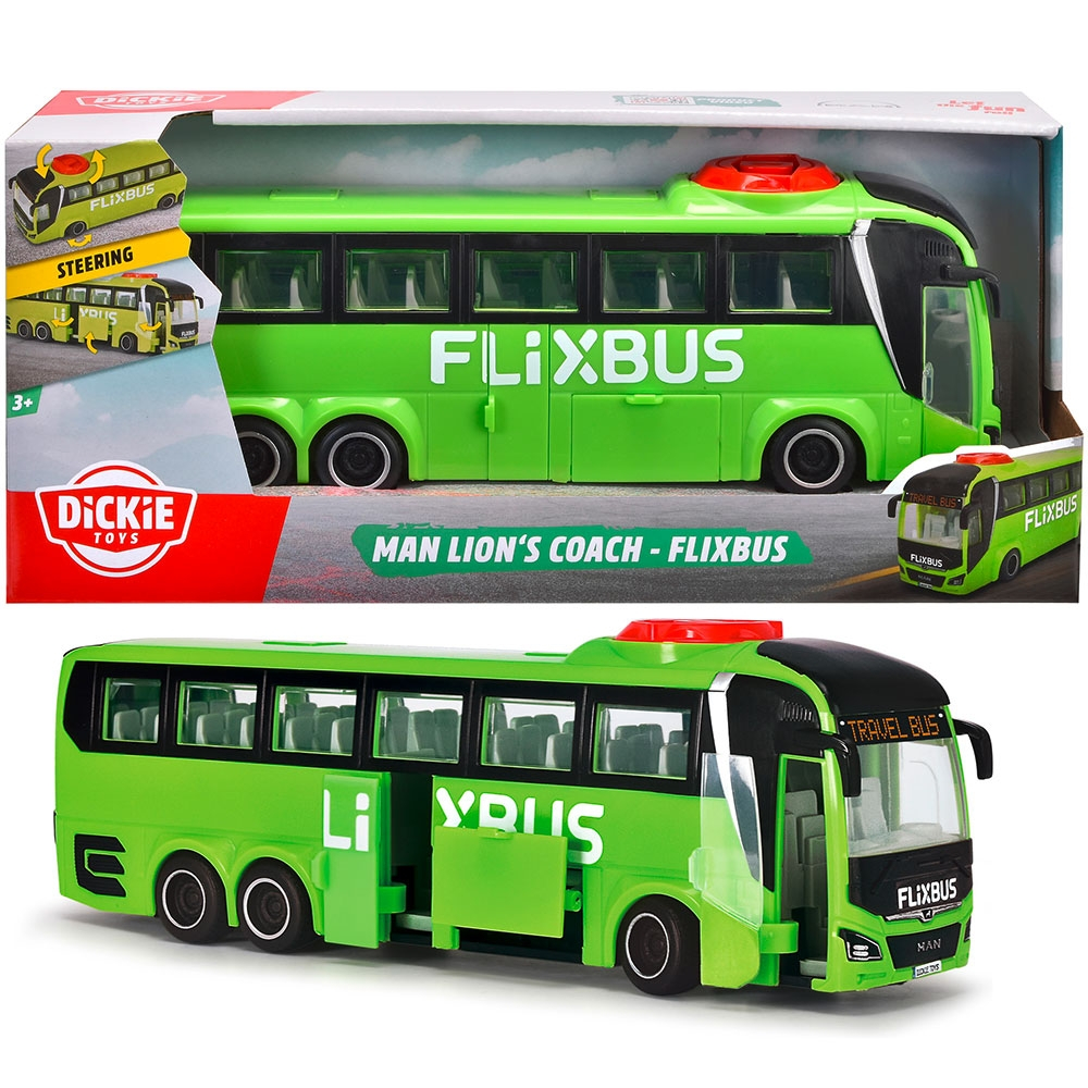 Autobuz Dickie Toys MAN Lion's Coach 26,5 cm Flixbus verde [7]