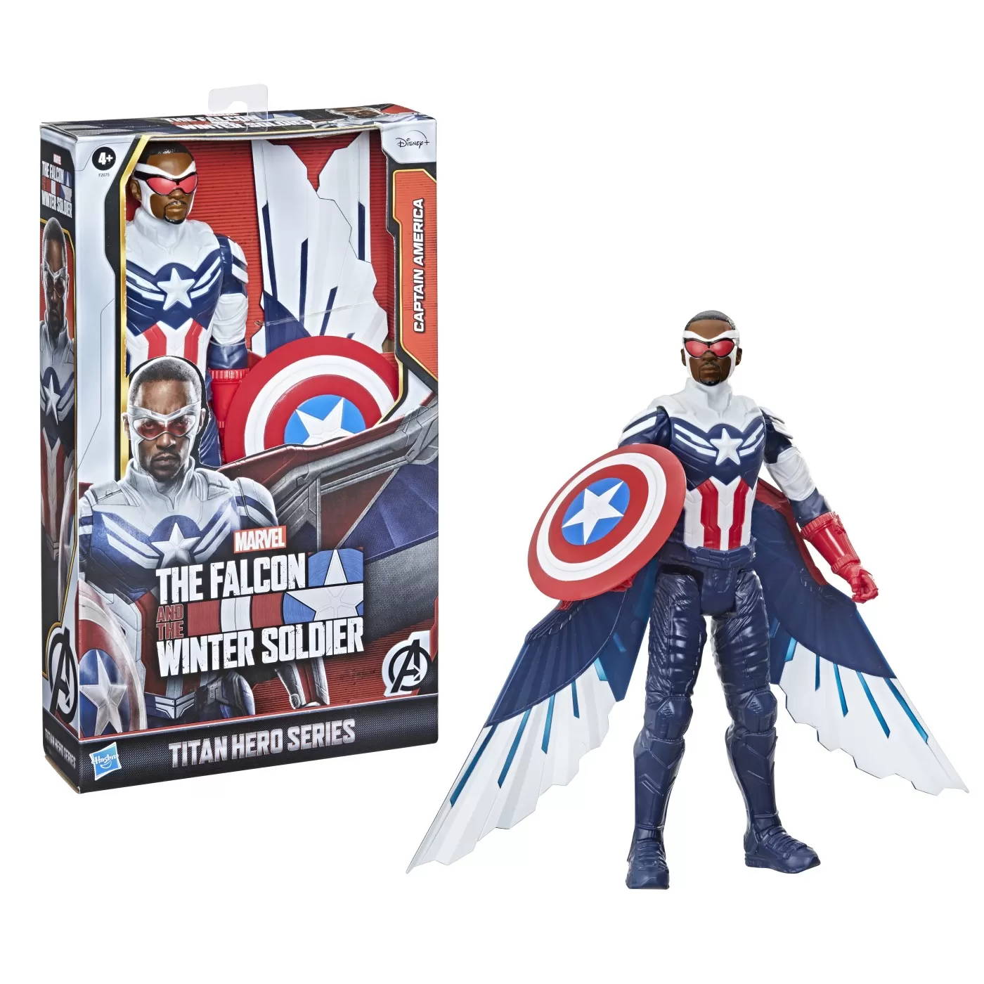 Avengers titan hero figurina captain america sam wilson 30cm, varsta de la 4 ani la 8 ani [3]