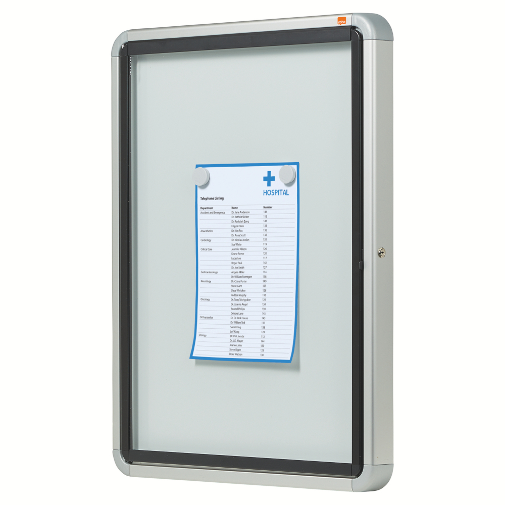 Avizier magnetic 4*a4 carcasa pt exterior metalica nobo [2]