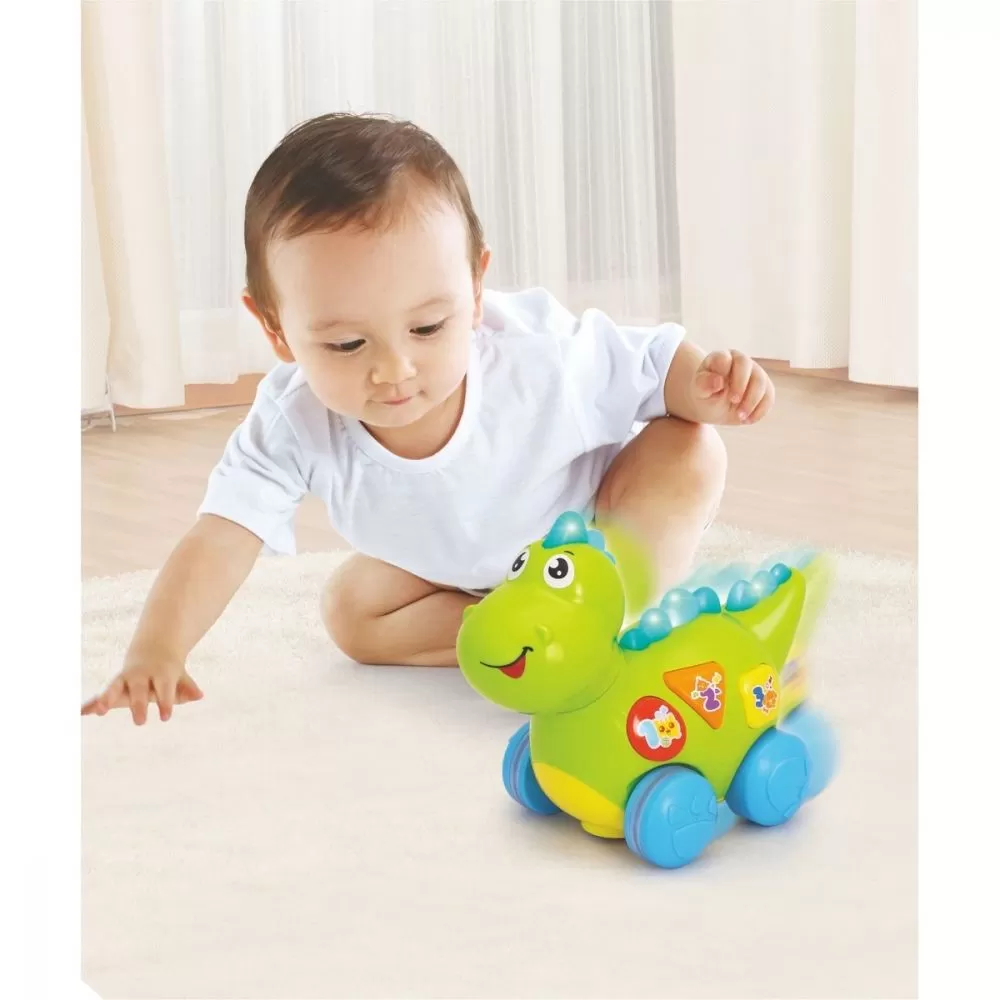 Baby dinozaurul interactiv cu miscari melodii si lumini [4]