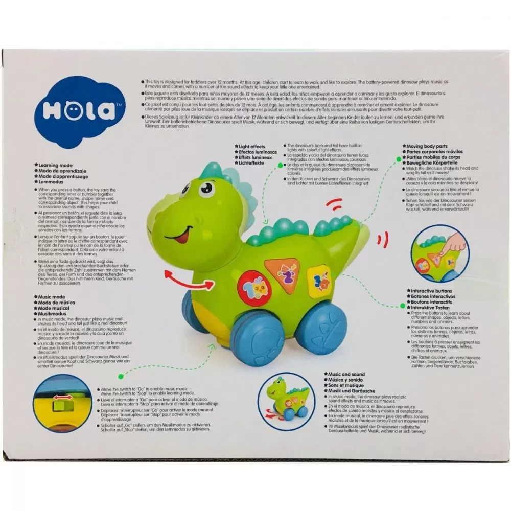 Baby dinozaurul interactiv cu miscari melodii si lumini [7]