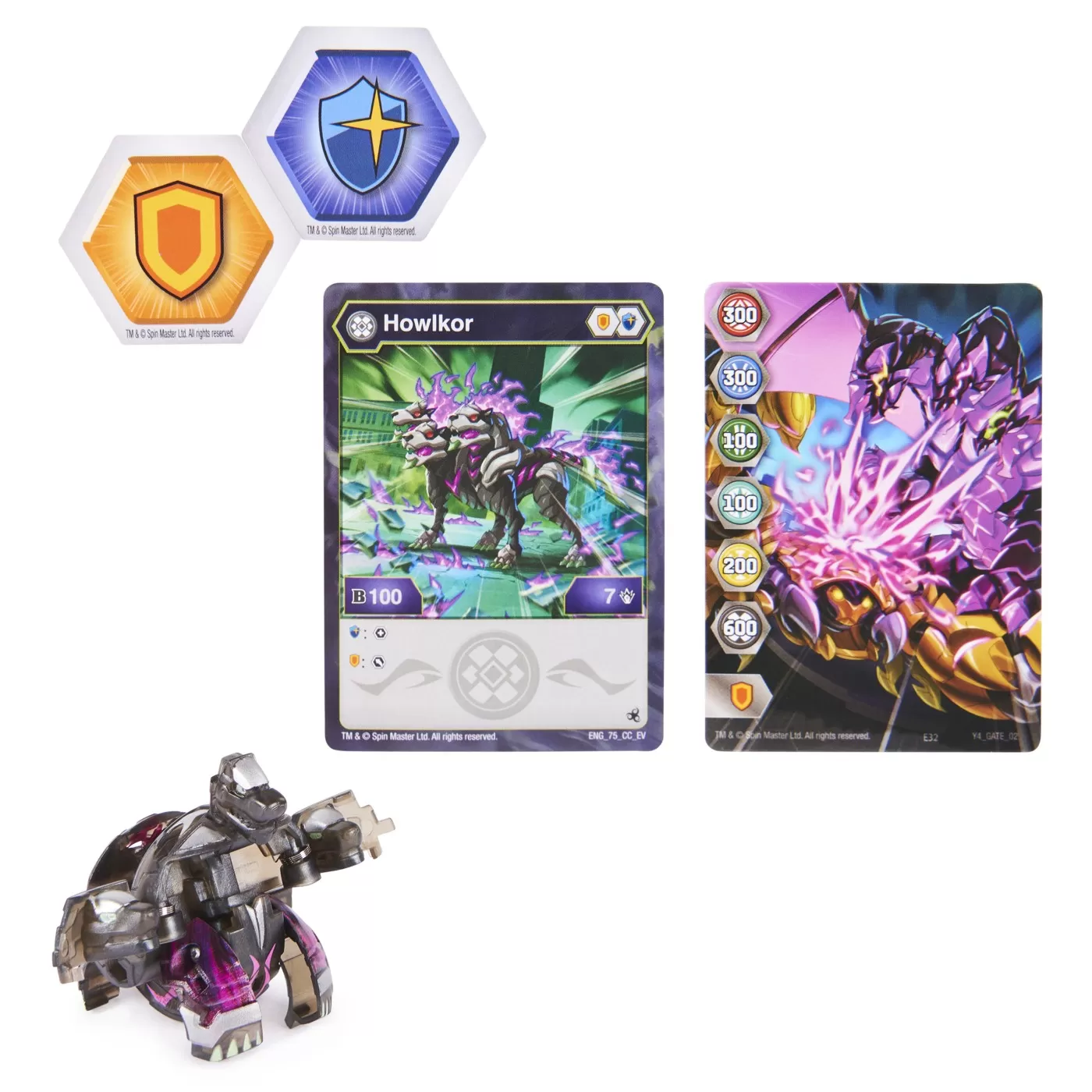 Bakugan s4 bila clasica howlkor negru, varsta de la 6 ani la 12 ani [2]