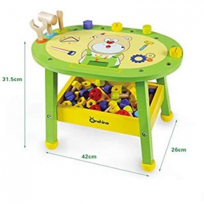 Jucarii din lemn, banc de scule si de lucru cu accesorii. [7]