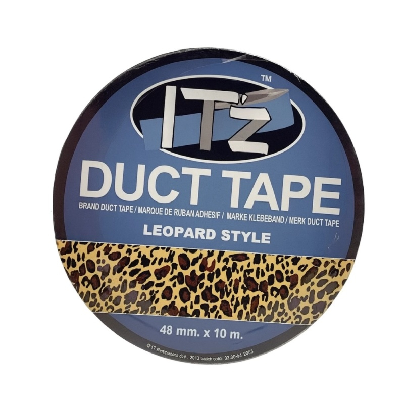 Banda adeziva decorativa, 48mm x 10m, ITZ DucTape 10, Leopard Style 02100 [2]