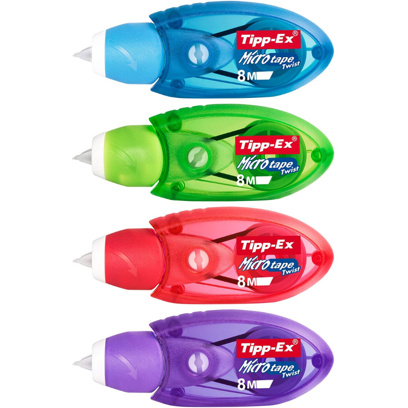 Banda corectoare Bic Tipp-Ex, 5mm x 8m, model Micro Tape Twist [2]