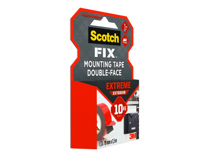 Bandă dublu adezivă montare exterior, 19 mm x 1,5 m, Scotch-Fix™ [6]