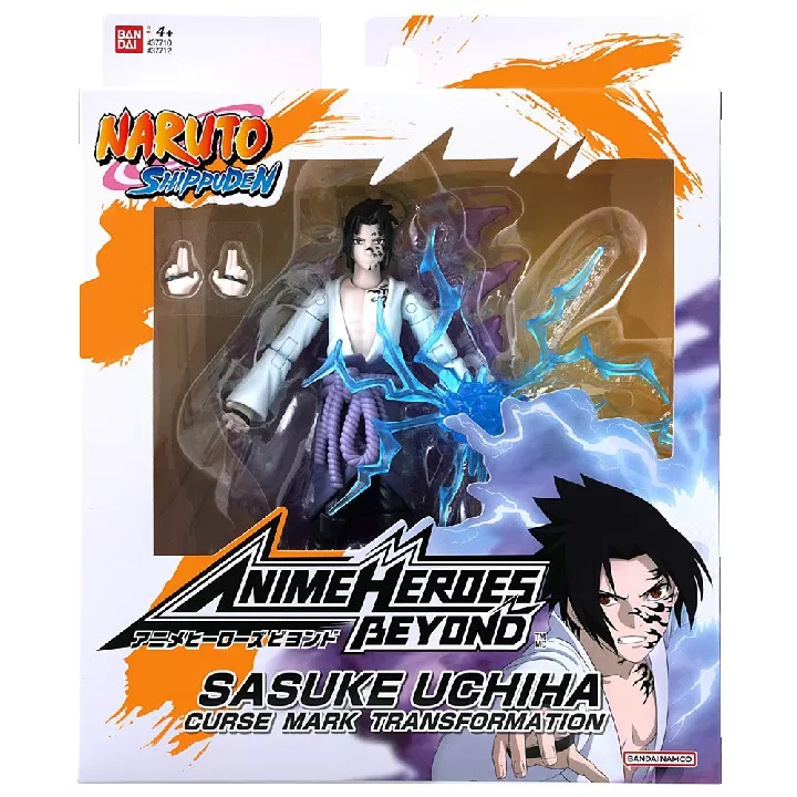 Bandai figurina naruto shippuden uchiha sasuke 16.5cm, varsta de la 4 ani la +15 ani [1]
