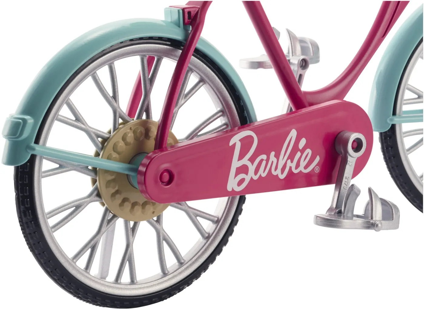 Barbie bicicleta roz lui barbie, varsta de la 3 ani la 7 ani [3]