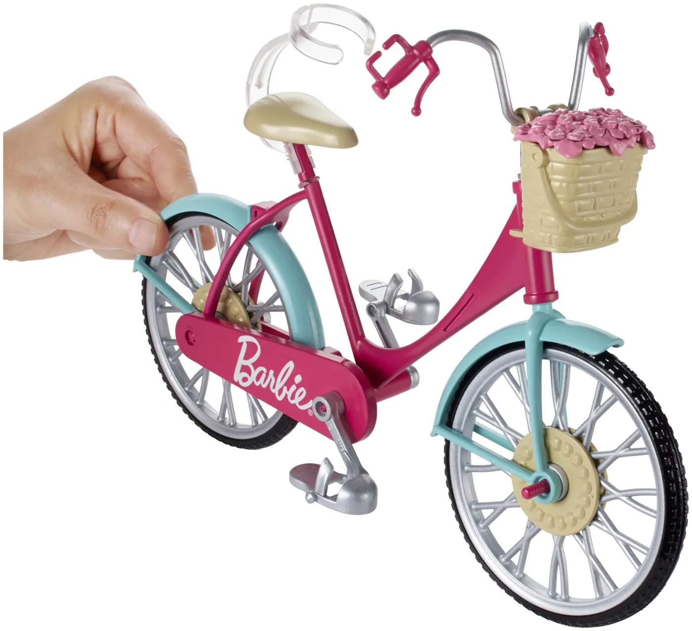 Barbie bicicleta roz lui barbie, varsta de la 3 ani la 7 ani [5]