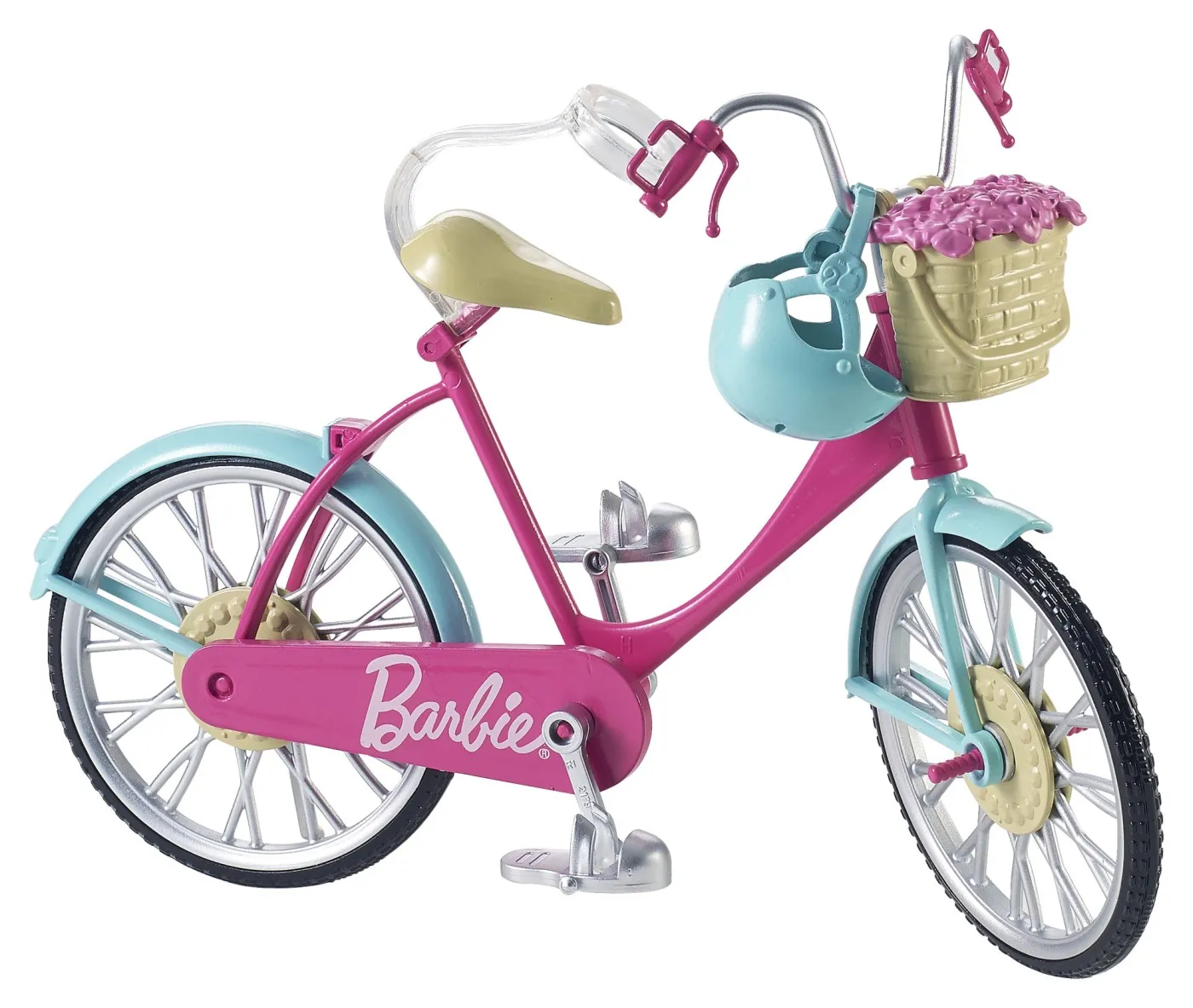 Barbie bicicleta roz lui barbie, varsta de la 3 ani la 7 ani [2]