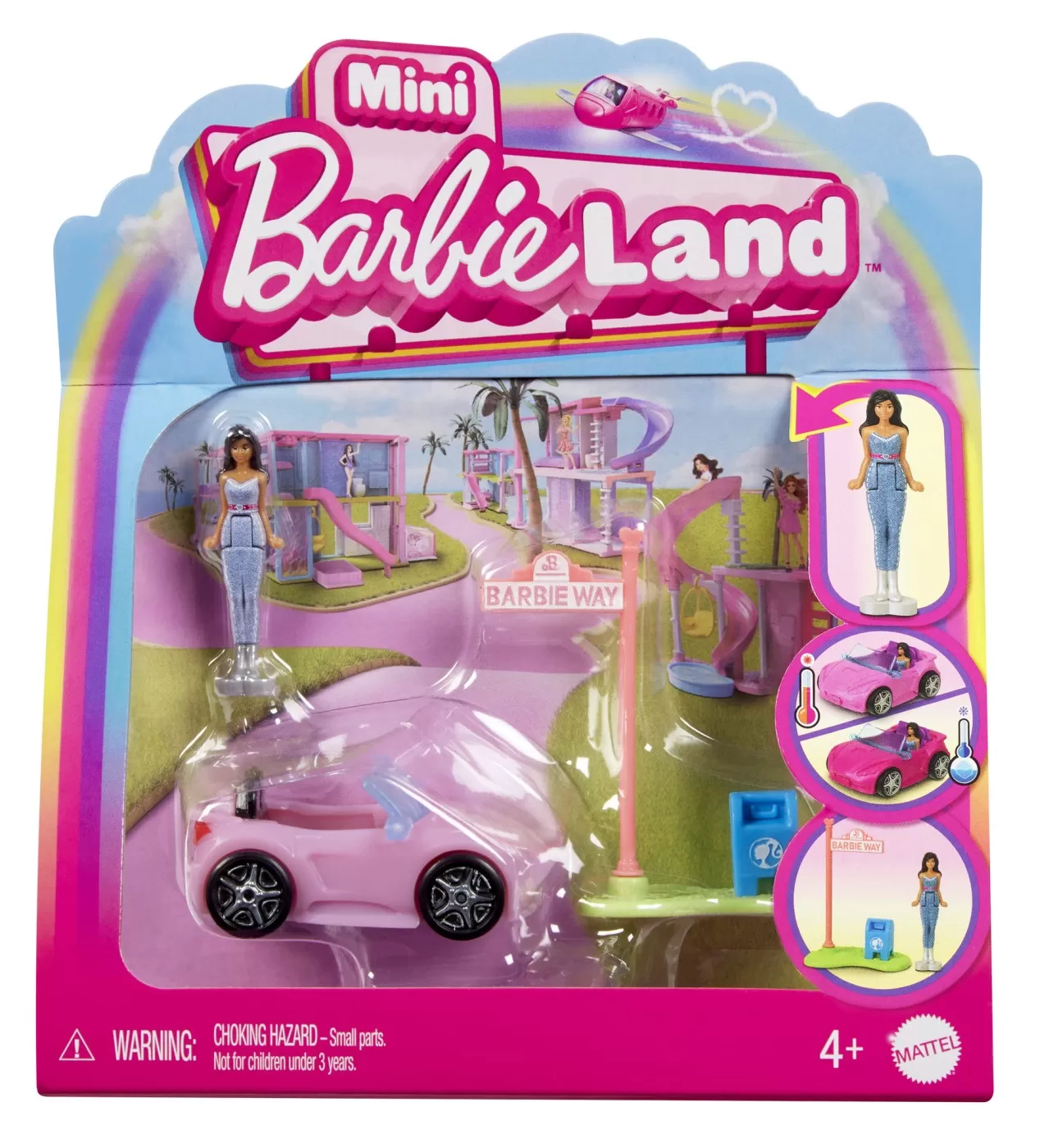 Barbie casa de papusi barbie cu 4 zone pliabila, varsta de la 3 ani la 7 ani [2]