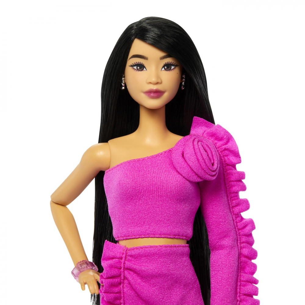 Barbie deluxe style papusa barbie bruneta cu picior protetic, varsta de la 4 ani la 8 ani [5]