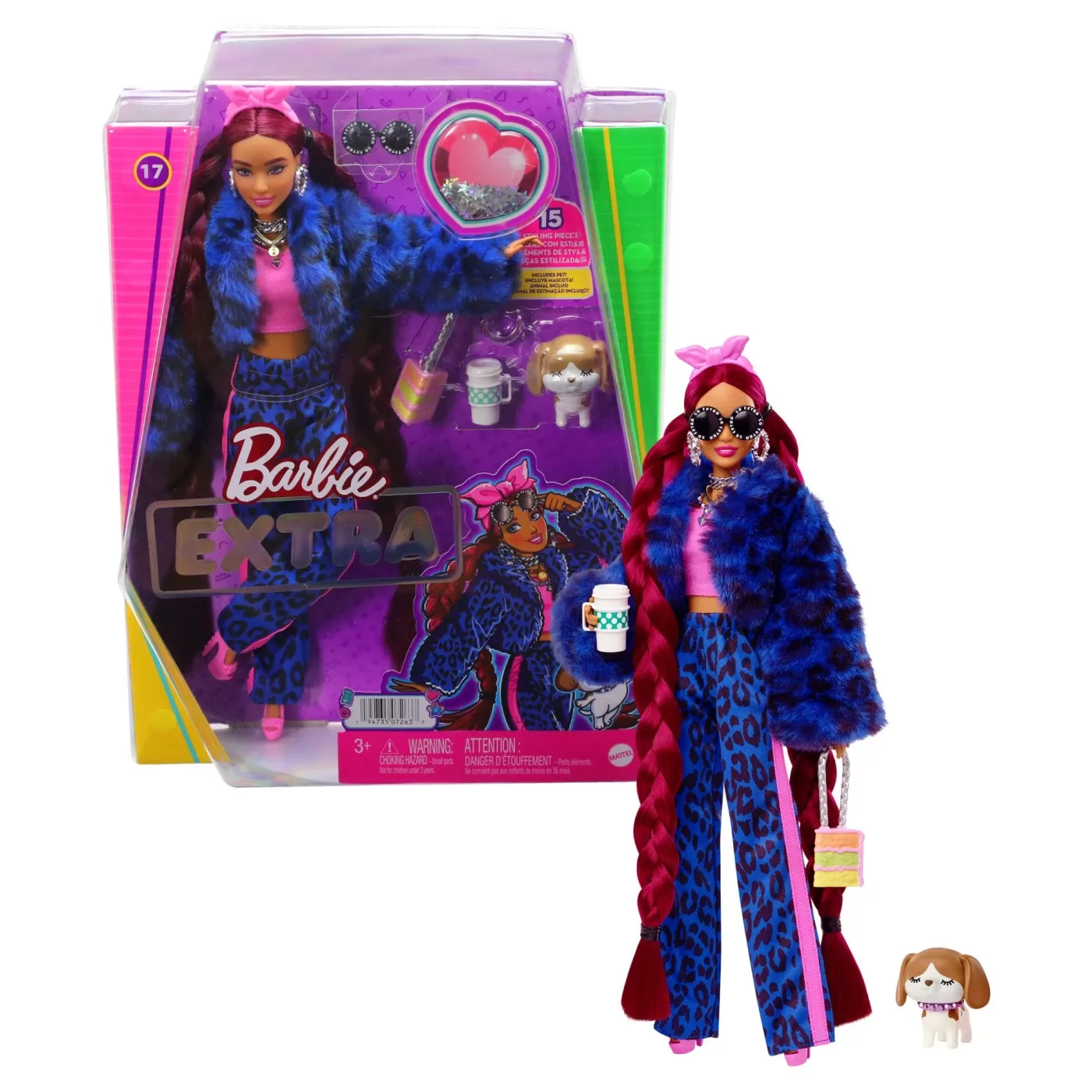 Barbie extra papusa barbie roscata, varsta de la 3 ani la 12 ani [8]