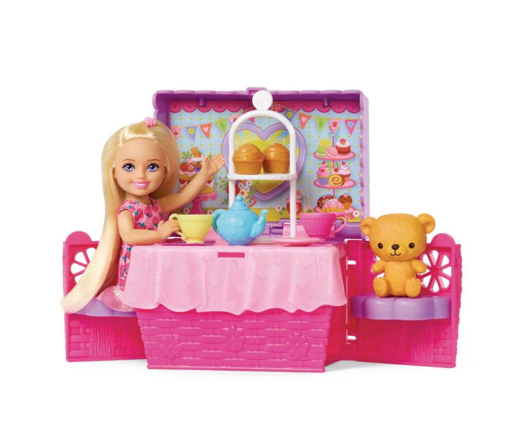 Barbie family and friends set clubul lui chelsea petrecere cu ceai surpriza copii 3 ani - 8 ani [2]