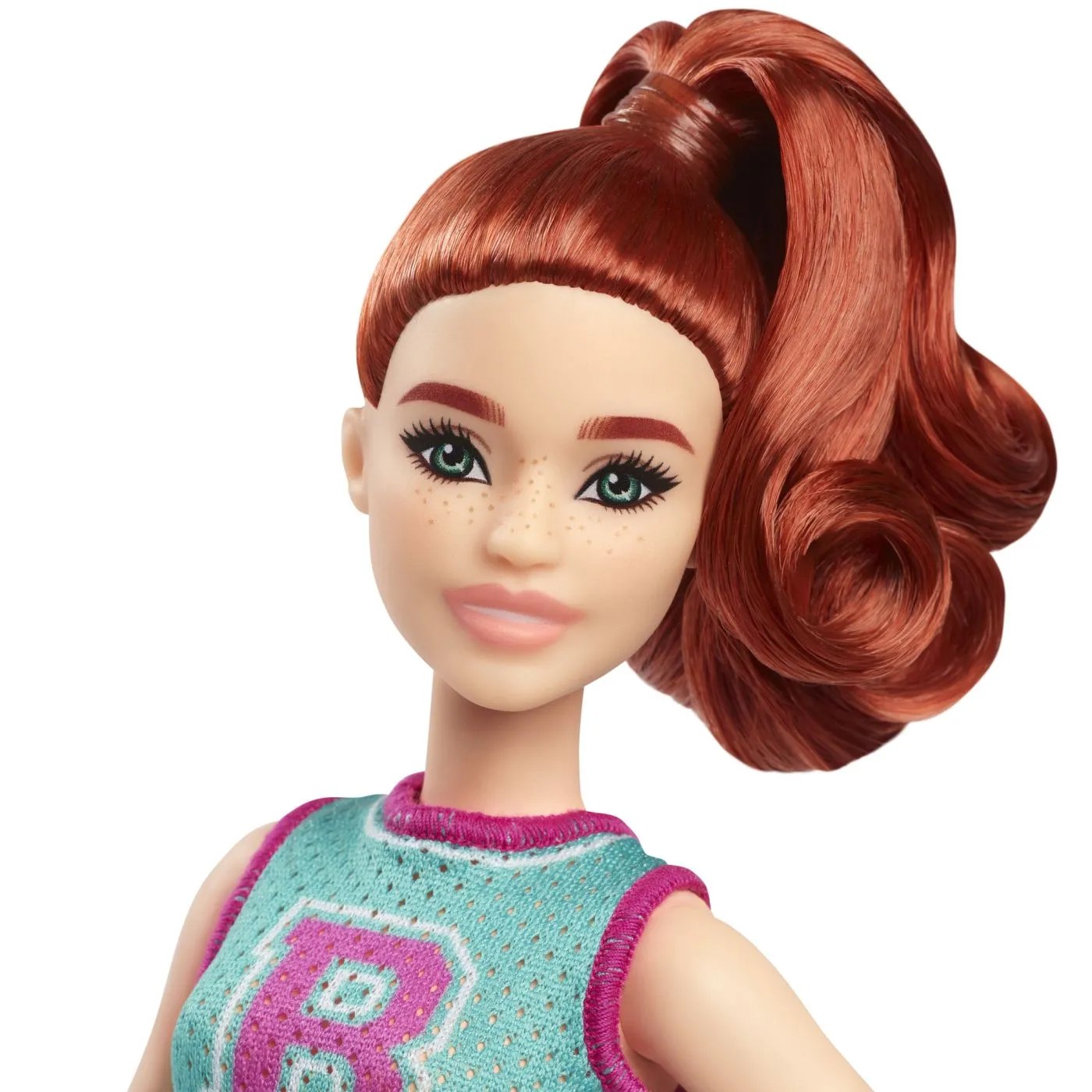 Barbie fashionistas papusa barbie roscata majoreta, copii varsta 3 ani pana la 12 ani [5]