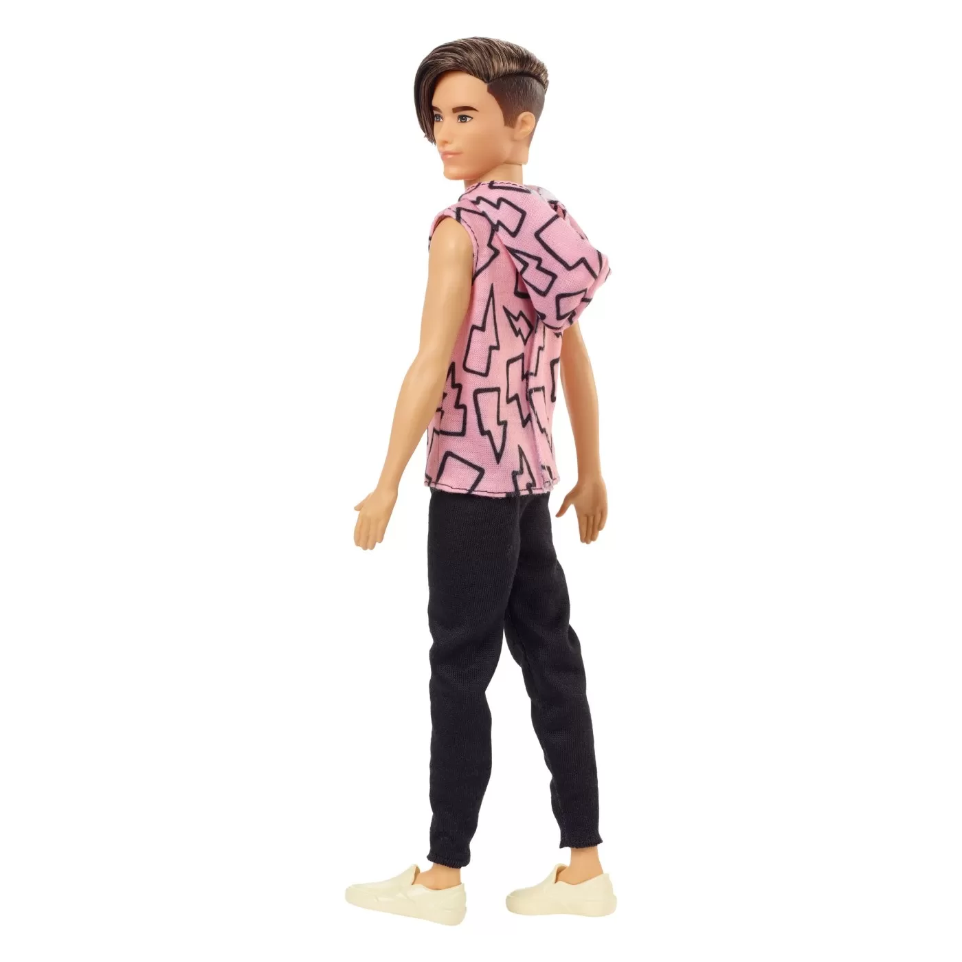 Barbie papusa baiat fashionistas cu maiou cu imprimeu cu fulgere, varsta de la 3 ani la 12 ani [7]
