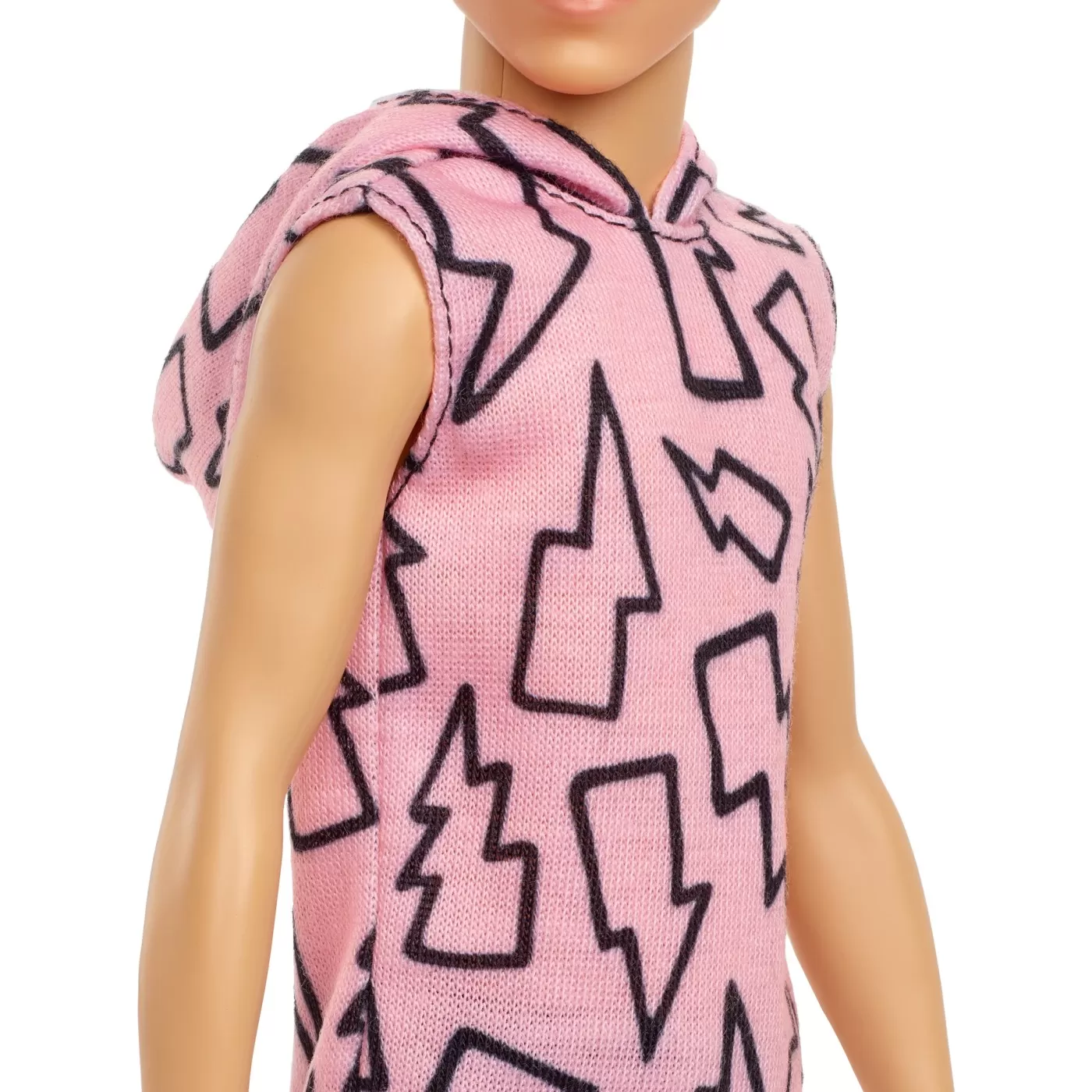 Barbie papusa baiat fashionistas cu maiou cu imprimeu cu fulgere, varsta de la 3 ani la 12 ani [6]