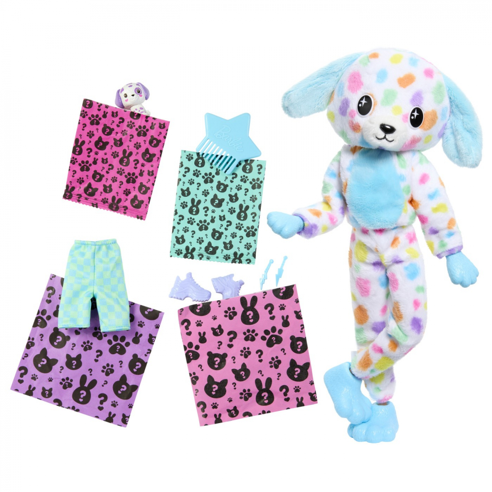 Barbie papusa barbie cutie reveal dalmatian, varsta de la 3 ani la 7 ani [4]