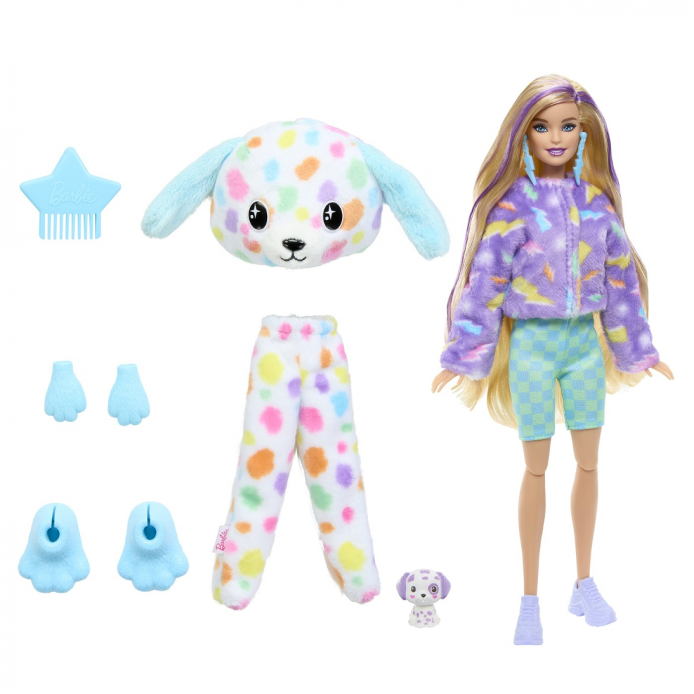 Barbie papusa barbie cutie reveal dalmatian, varsta de la 3 ani la 7 ani [2]