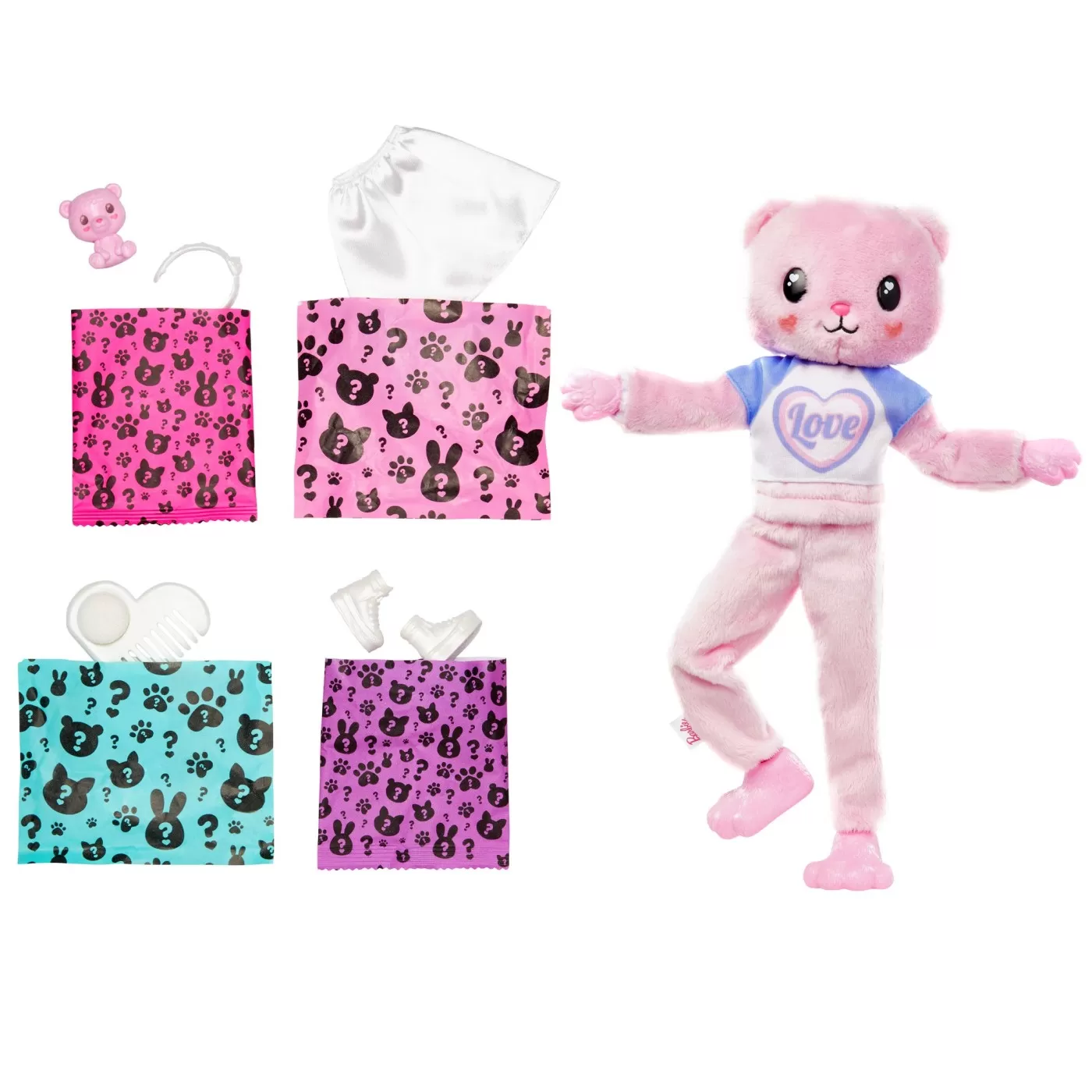 Barbie papusa barbie cutie reveal ursulet, varsta de la 3 ani la 7 ani [2]
