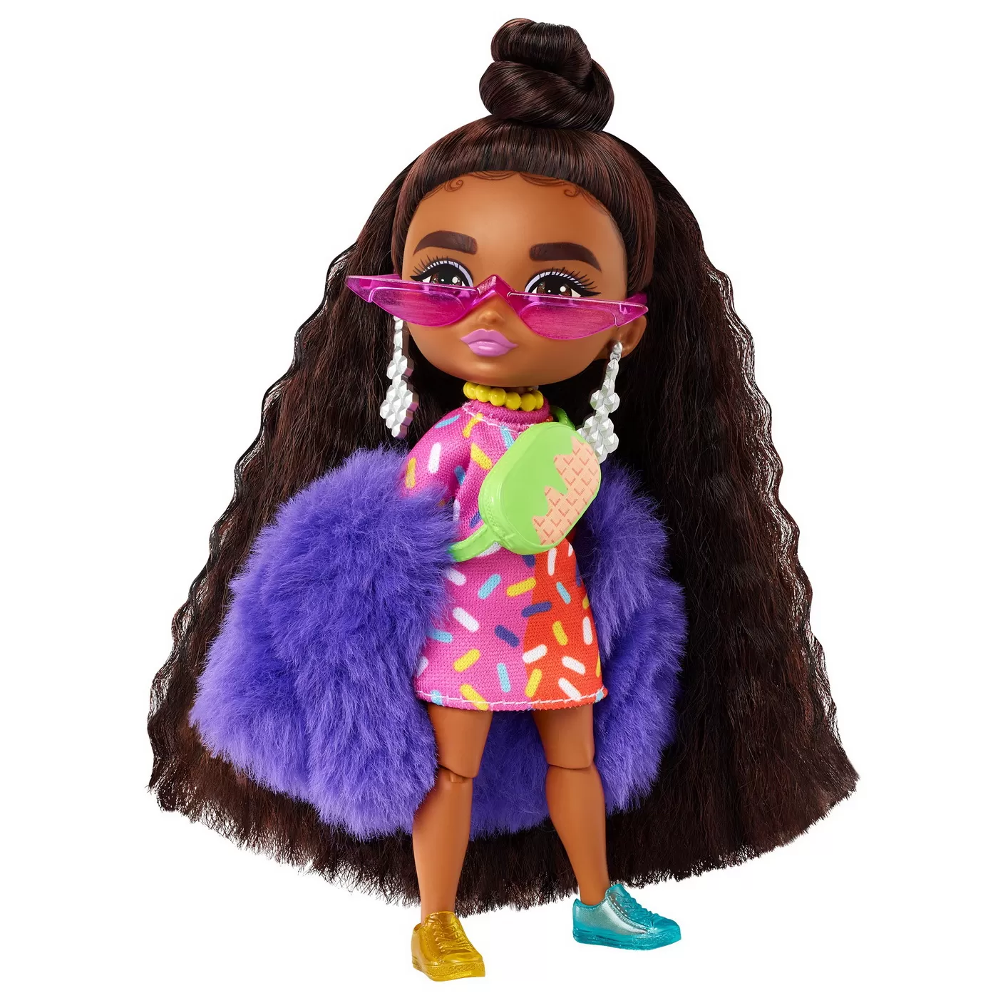 Barbie papusa barbie extra mini bruneta, varsta de la 3 ani la 10 ani [7]