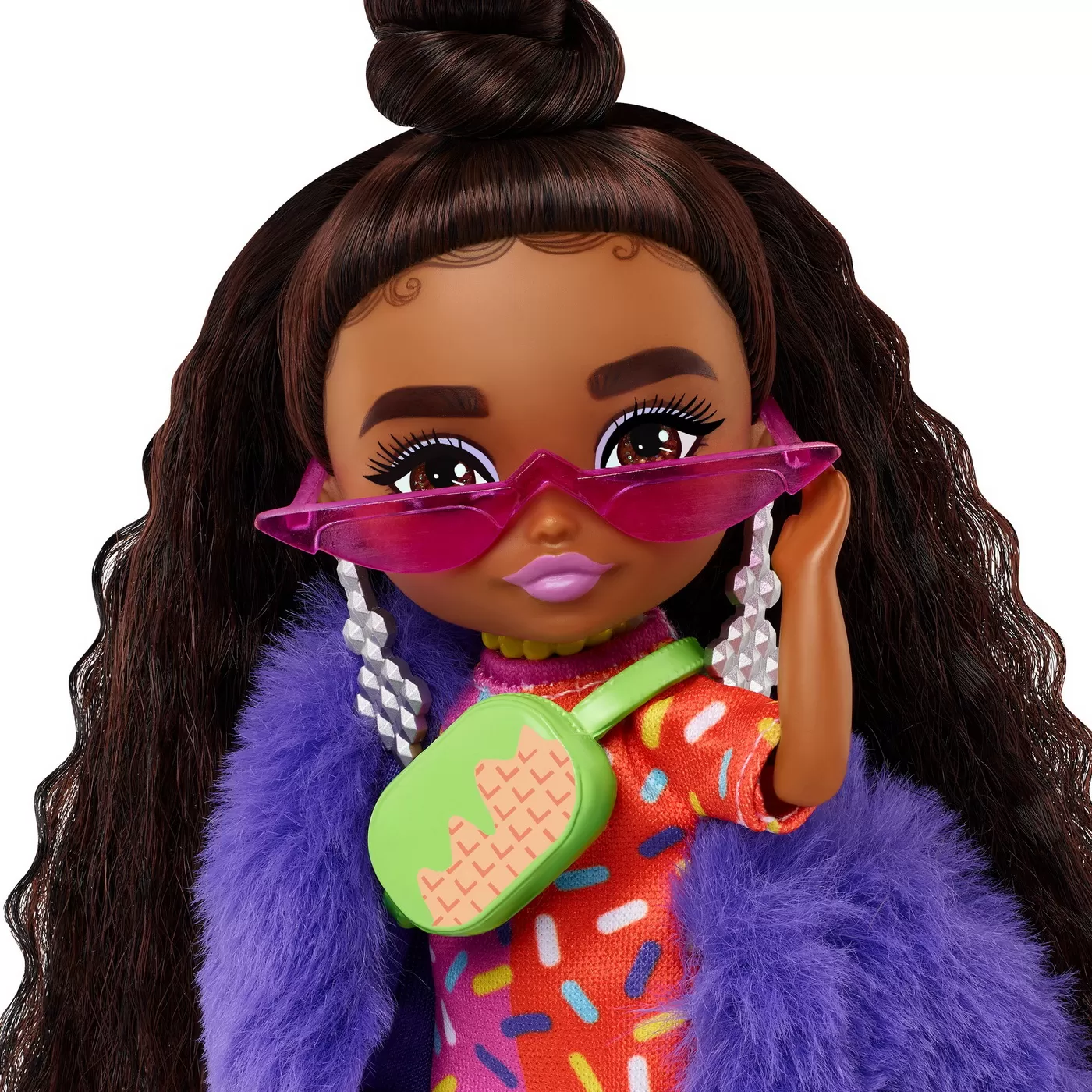 Barbie papusa barbie extra mini bruneta, varsta de la 3 ani la 10 ani [4]