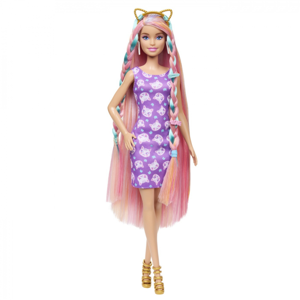 Barbie papusa barbie fun and fancy hair, varsta de la 3 ani la 7 ani [8]
