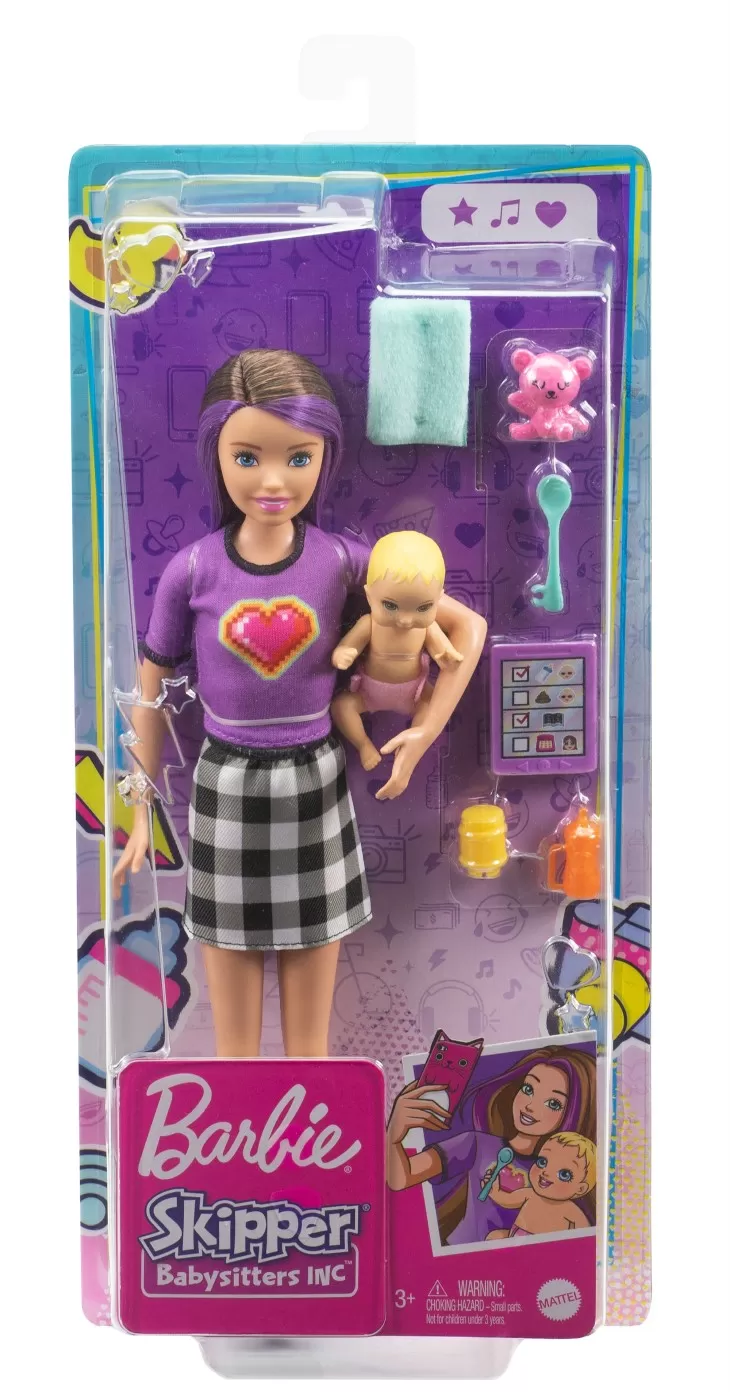 Barbie papusa skipper first jobs babysitter papusa satena, varsta de la 3 ani la 7 ani [1]