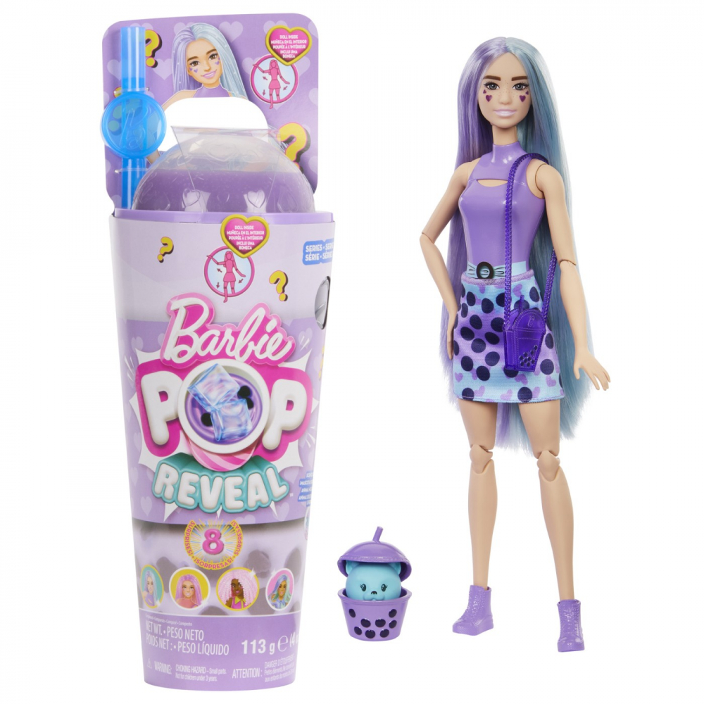 Barbie pop reveal bubble tea papusa barbie taro milk, varsta de la 3 ani la 7 ani [1]