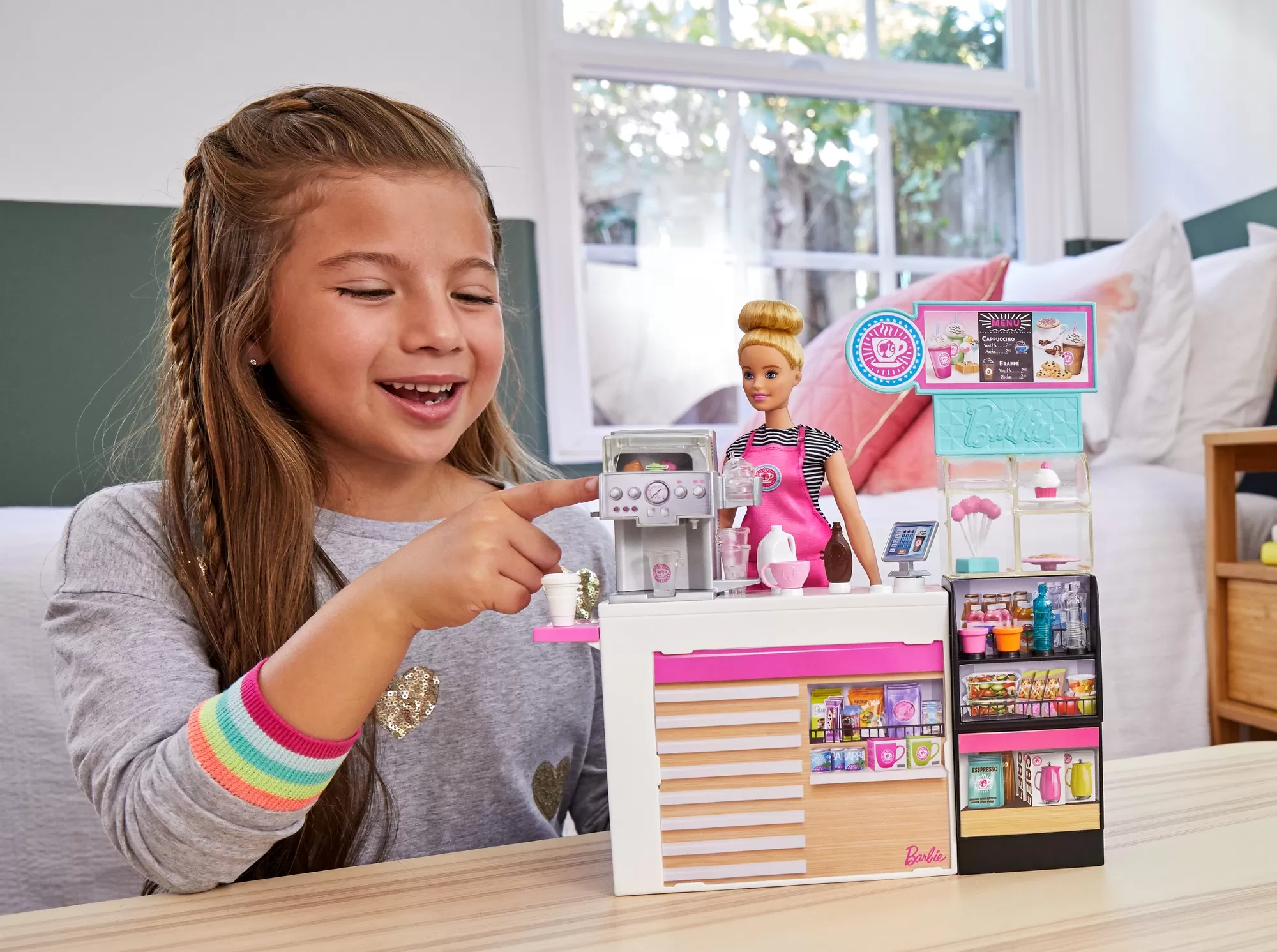 Barbie set cafenea cu 20 de accesorii, varsta de la 3 ani la 10 ani [4]