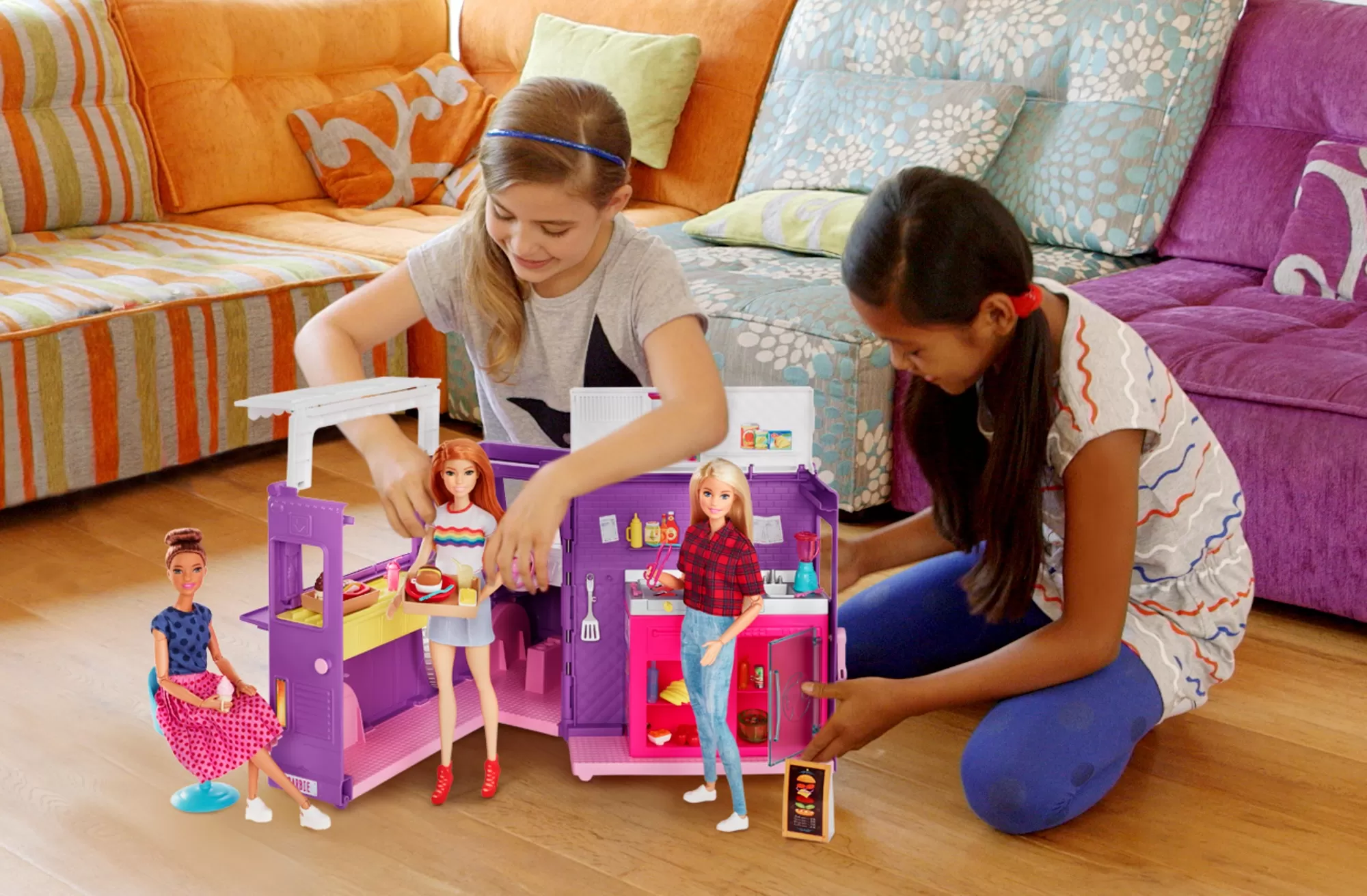 Barbie set cu rulota la picnic, varsta de la 3 ani la 10 ani [3]