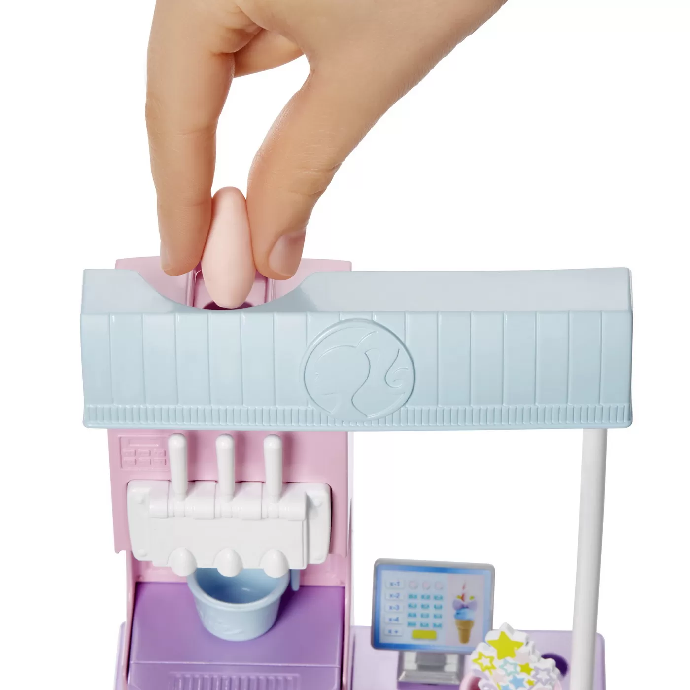 Barbie set de joaca magazinul de inghetata, varsta de la 4 ani la 12 ani [5]