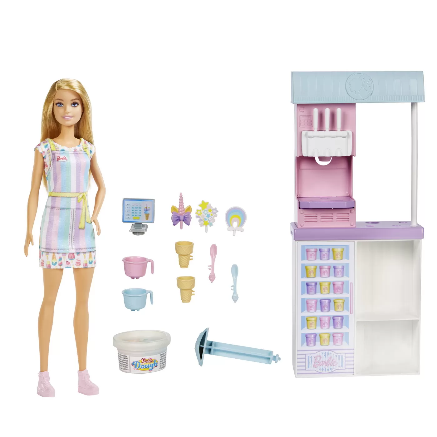 Barbie set de joaca magazinul de inghetata, varsta de la 4 ani la 12 ani [4]