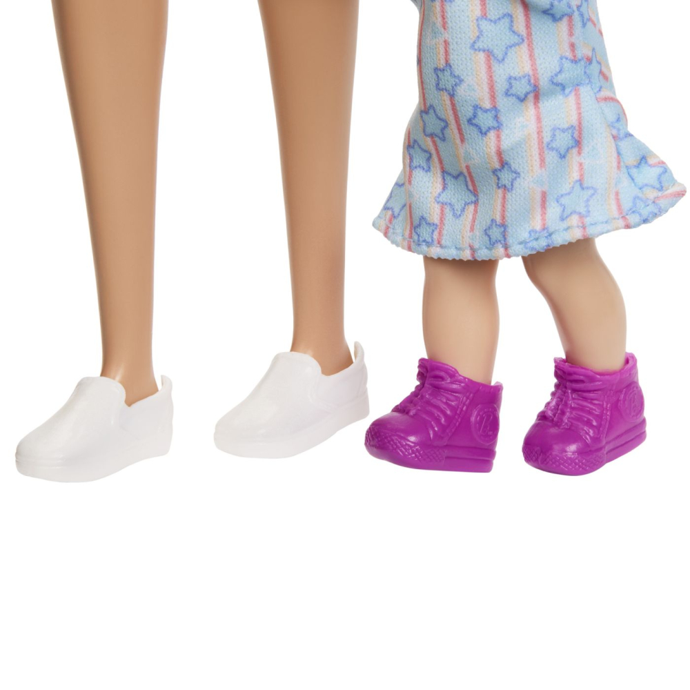 Barbie set de joaca papusa barbie bruneta cu rochie roz face cariera profesoara copii 3 ani - 7 ani [9]