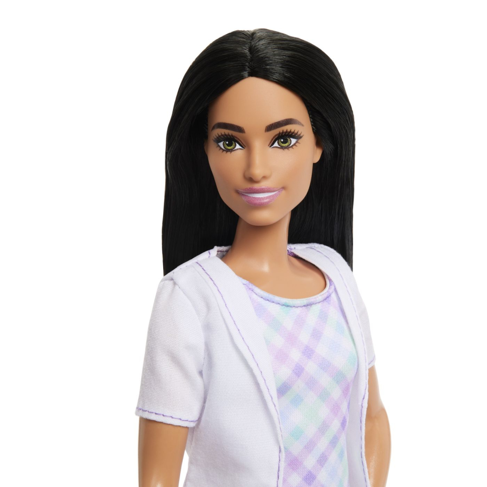 Barbie set de joaca papusa barbie bruneta face cariera dentist copii varsta 3 ani - 7 ani [8]